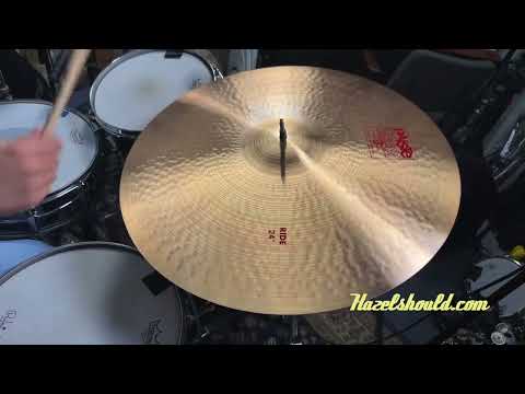 Immagine PAISTE 24” 2002 Ride ICONIC 2 FOOT GOLIATH w CLASSIC Tone! 3886 g CLEAN! Don’t Pay $650! - 7