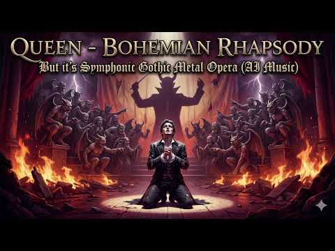 BOHEMIAN RHAPSODY (Queen) but it's an INFERNAL Gothic Metal Opera (AI Music)