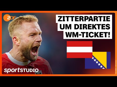 Österreich – Bosnien Herzegowina | WM-Qualifikation Europa, 10. Spieltag 2025/26 | sportstudio