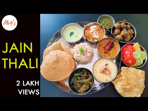 Jain Satvik Thali | 7 Dishes | Festival Thali | No Onion,Ginger, Garlic | Pure Veg | Hindi & English