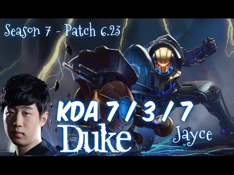 Duke JAYCE vs POPPY Top - Patch 6.23 KR Ranked