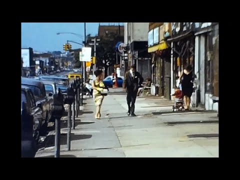 1960's Street Scenes Life In America Color Vintage Video Footage