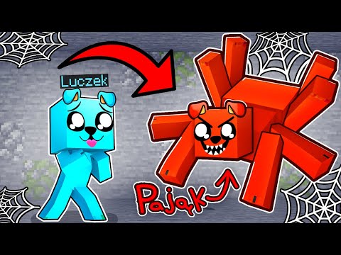 Pimpek JEST PAJĄKIEM w Minecraft 😨😨