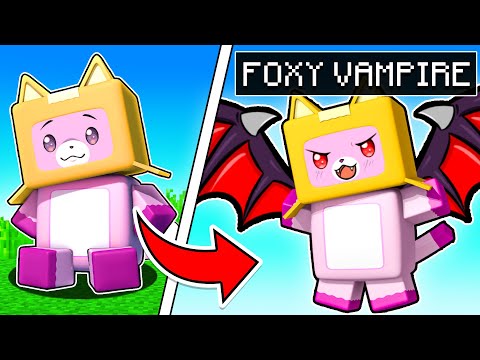 FOXY Turns Into A VAMPIRE In MINECRAFT! (LANKYBOX GETS CURSED!?)