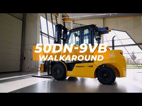 Walkaround of the New Stage V 50DN-9VB Diesel Forklift