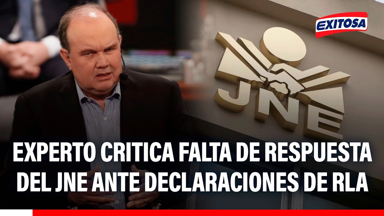 🔴🔵 Experto critica falta de respuesta del JNE ante declaraciones de Rafael López Aliaga