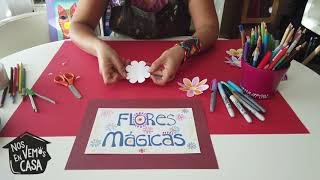 Flores Mágicas en reciclarte II para niños de 7 a 12 años