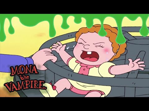 Mona the Vampire 237 - The Baby Charmer / Monster Trash | Scary Cartoons for Children