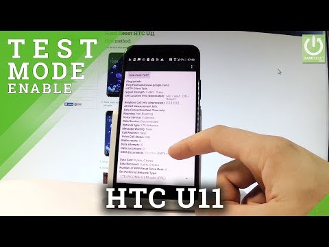 Test Mode in HTC U11 - Secret Menu / Hidden Information