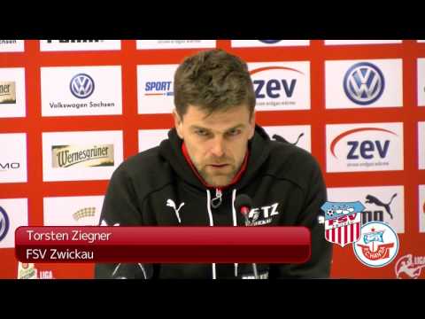 FSV Net- TV I Pressekonferenz: FSV Zwickau - FC Hansa Rostock