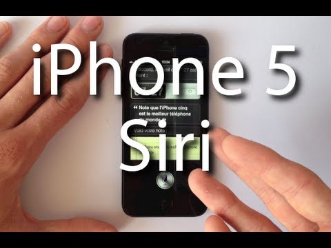 comment ouvrir siri iphone 5