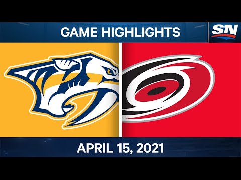 NHL Game Highlights | Predators vs. Hurricanes - Apr. 15, 2021