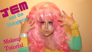 JEM AND THE HOLOGRAMS MAKEUP TUTORIAL I JAYMES MANSFIELD I DRAG QUEEN FULL FACE MAKEUP
