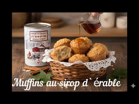 Recette Muffins au sirop d&rsquo;&eacute;rable et noix de p&eacute;can
