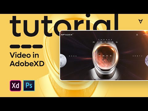 Video in Adobe XD Animation Tutorial - SpaceX redesign #3