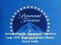 Jerry Goldsmith Paramount Television Logo 1979 Jingle In G Major Music Sound Audio