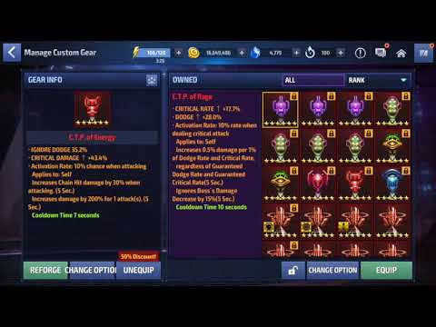 Reforging CTP of Energy (double % event)