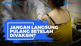 Jangan Langsung Pulang seusai Vaksin Covid? Ini Penjelasannya