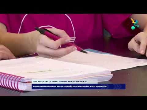 Concurso de Cristalândia é suspenso após decisão judicial