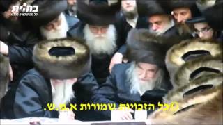 האדמו"ר ממחנובקא בביקור אצל האדמו"ר מבעלזא - חה"מ סוכות תשע"ו