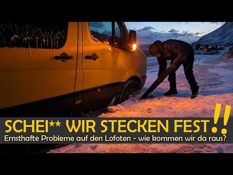 WINTER AUF DEN LOFOTEN・SCHOCK mit dem CAMPER im Winter
