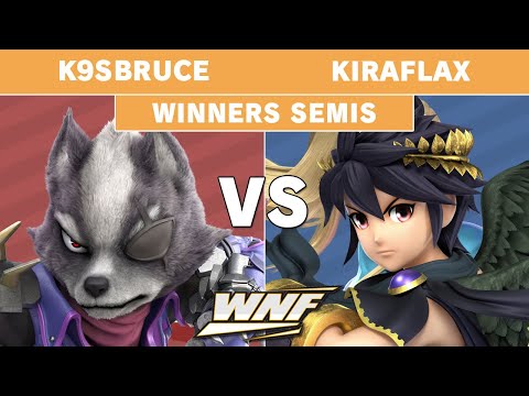 WNF EP7 - K9sBruce (Wolf) Vs. Kiraflax (Dark Pit) Winners Semi Finals - Smash Ultimate