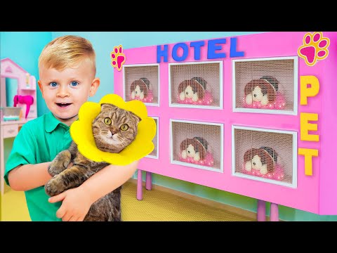 Oliver kümmert sich um die Tiere im Tierhotel