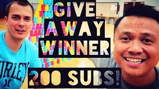 GIVE AWAY WINNER 💰 & 200+ SUBSCRIBERS MILESTONE!