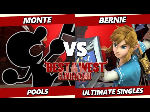 Best of the West 3 - Monte (Game & Watch) Vs. Bernie (Link) Smash Ultimate - SSBU