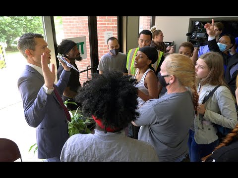 Protesters arrested after march in Columbus, Georgia react to outcome