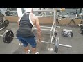 225 bent over rows