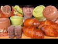 SUB Salt Bread Chocolate Ice Cream Mukbang Asmr