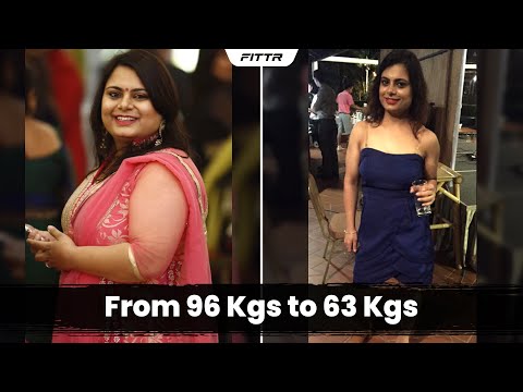 Weight Loss Alert - Journey from 96 kgs to 63 kgs | Fat to Fit | Fittr