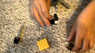 preview picture of video 'Jojo on how to make a lego nerf gun.'