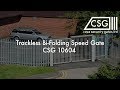 CSG 10604 Trackless Bi-Folding Speed Gate 