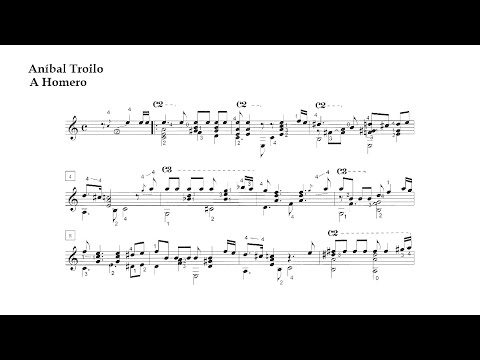 Aníbal Troilo. A Homero (Tango) 