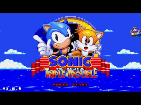 Sonic Triple Trouble 16 BIT Playthrough ALL CHAOS EMERALDS + MORE GIANT RINGS LOCATIONS