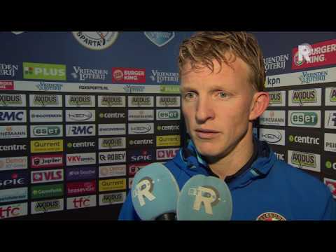 Dirk Kuyt na afloop van Sparta - Feyenoord