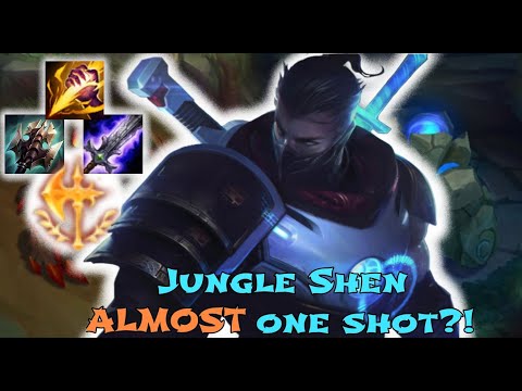 THIS BUILD IS ALMOST ONE SHOT?! Jungle Shen