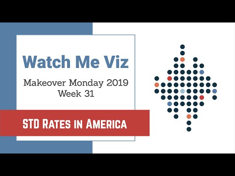 Watch Me Viz - Makeover Monday 2019 Week 31 - STD Rates in America Built with Tableau 6