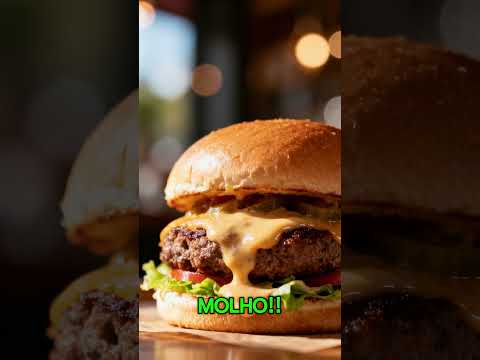 HAMBURGUER DE LINGUIÇA TOSCANA + MOLHO VINAGRETE CREMOSO.