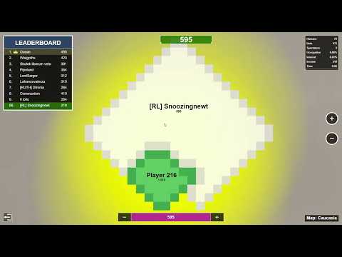 Territory IO: Territorial.io CAUCASIA MAP WINNING STRATEGY [TURN ON SUBTITLES]