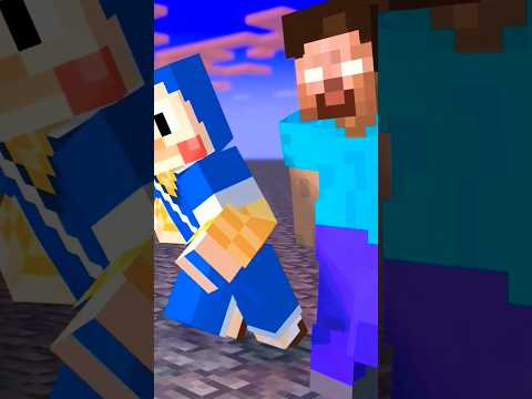 "Herobrine Vs Ninja Hattori - Epic Power Showdown" #Minecraft #animation #viral