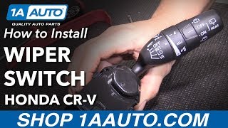 How to Replace Wiper Switch 07-11 Honda CR-V