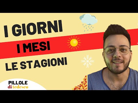 Tedesco A1 - I GIORNI , I MESI E LE STAGIONI - #9