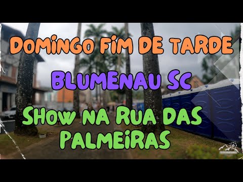 SHOW NA RUA DA PALMEIRA EM BLUMENU SC #blumenau #santacatarina #brasil