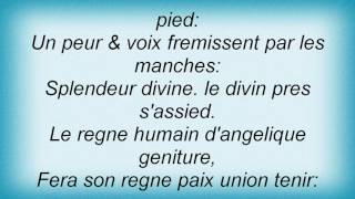 Alphaville - Nostradamus Lyrics