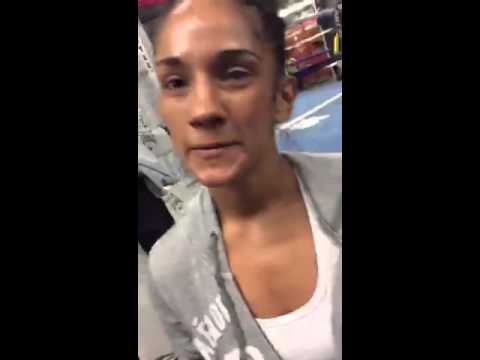 Amanda Serrano ahead of 1-16-15 Barclays fight