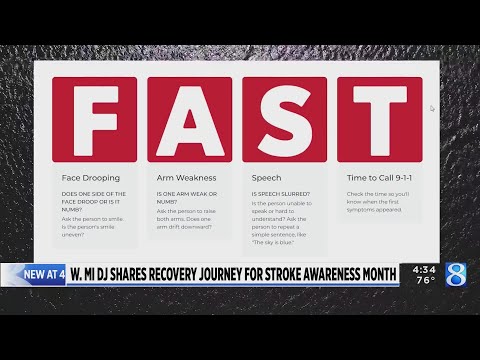 W. MI DJ shares recovery journey for Stroke Awareness Month