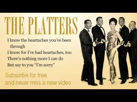 The Platters - I'm sorry - Lyrics